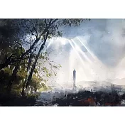 【玲廊滿藝】(阿力)余思瑩-101聖光54x78cm