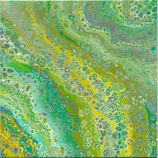 【玲廊滿藝】郭家秀 S.K-流動的生命年輪25x25cm