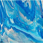 【玲廊滿藝】趙書巧-海潮之歌20x20cm