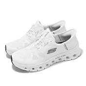 Skechers 懶人鞋 Glide-Step PRO Slip-Ins 女鞋 白 灰 緩衝 輕量 休閒鞋 150420WWHT
