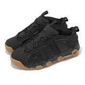 Nike 休閒鞋 Air More Uptempo Low 男鞋 女鞋 大AIR 黑 膠底 氣墊 FZ3055-003