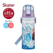 日本 Skater 不鏽鋼直飲保溫水壺(470ml)-冰雪奇緣Heart