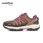 【Goodyear 固特異】山行W1 女款動態防水戶外鞋 / GAWO42423 JP24 咖啡