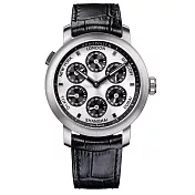 AEROWATCH 瑞士愛羅錶 - 七地時區手上鍊男錶