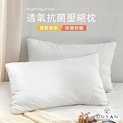 【DUYAN 竹漾】透氣抗菌壓縮枕