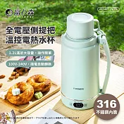 《富力森FURIMORI》全電壓側提把溫控電熱水杯FU-K1210A
