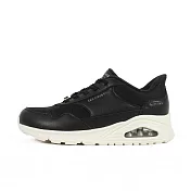 Skechers Uno [177117WBLK] 女 運動休閒鞋 寬楦 瞬穿 增高 舒適 穿搭 黑