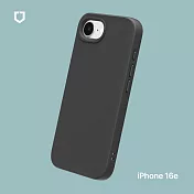 犀牛盾 iPhone 16e(6.1吋) SolidSuit防摔背蓋手機殼-經典款 - 經典黑