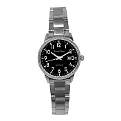 Roven Dino羅梵迪諾 純淨簡約時尚腕錶-銀黑-小