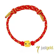 【Just Gold 鎮金店】金蛇寶寶-眨眼 黃金手繩