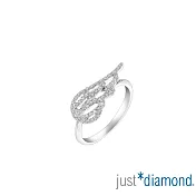 【Just Diamond】Feather Love(羽翼) 鑽石戒指 港圍 11 白金