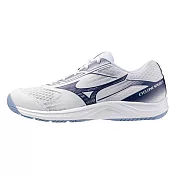 Mizuno Cyclone Speed [V1GA258011] 男女 排球鞋 室內運動 穩定 包覆 回彈 白 藍 26cm 白/藍