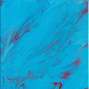 【玲廊滿藝】郭家秀 S.K-海洋的呢喃20x20cm