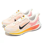 Nike 慢跑鞋 Vomero 18 GS 大童 女鞋 粉橘 黑 厚底 緩衝 透氣 運動鞋 HQ2157-102