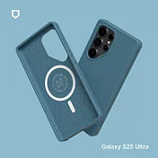 犀牛盾 Samsung Galaxy S25 Ultra (6.9吋) SolidSuit (MagSafe兼容) 經典防摔背蓋手機保護殼 - 深海藍
