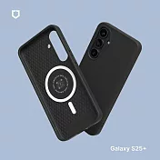 犀牛盾 Samsung Galaxy S25 Plus (6.7吋) SolidSuit (MagSafe兼容) 經典防摔背蓋手機保護殼 - 經典黑