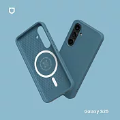 犀牛盾 Samsung Galaxy S25 (6.2吋) SolidSuit (MagSafe兼容) 經典防摔背蓋手機保護殼 - 深海藍