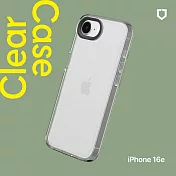 犀牛盾 Clear 透明防摔手機殼-(終身黃化保固)- iPhone 16e(6.1吋)