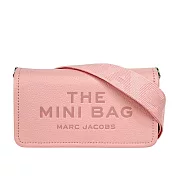MARC JACOBS 粒面皮革迷你斜揹包WOC/手拿包 (蝴蝶結粉)