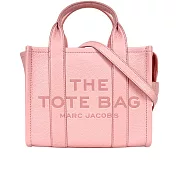 MARC  JACOBS THE LEATHER TOTE 粒面皮革小款托特包 (蝴蝶結粉)