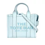 MARC  JACOBS THE LEATHER TOTE 粒面皮革迷你托特包 (雲藍色)