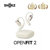 Shokz OpenFit 2 T920 雙單體開放式藍牙耳機 羊毛白