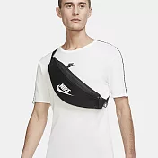 NIKE HERITAGE WAISTPACK - FA21 男女休閒腰包-DB0490010 黑色