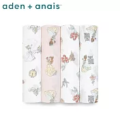 美國《Aden & Anais》經典多功能包巾4入 迪士尼公主