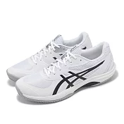 Asics 網球鞋 Game FF 男鞋 白 黑 輕量 回彈 運動鞋 亞瑟士 1041A489101
