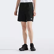 The North FaceW HIKE TREKEER SHORT - AP 女休閒短褲-NF0A8CK2JK3 4 黑色