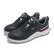Mizuno 高爾夫球鞋 Hazard Enerzy 4E 男鞋 超寬楦 黑 紅 旋鈕 緩衝 美津濃 51GQ2502-14 25.5cm BLACK/WHITE