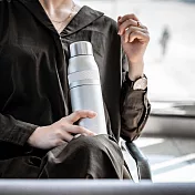 【英國URBANOMAD】旅人多功能可拆解隨身瓶750ml 保溫保冷 附吸管杯蓋套組 珍珠白