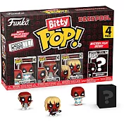 FUNKO Bitty POP: Deadpool 死侍 4PK 睡過頭(隨機出貨)