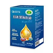 【YM BIOMED 陽明生醫】日本深海魚油軟膠囊(60粒/盒)