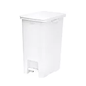 LIV PLUS｜Boite 踩踏式垃圾桶 30L 白色