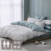 MONTAGUT-100%純棉兩用被床包組(金鈴瑩萱-雙人)
