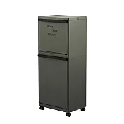 LIV PLUS｜ BESTCO Boite 雙層分類垃圾桶 綠色