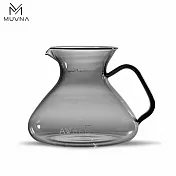 MUVNA 慕威納 螢盞分享壺(450ml)咖啡壺、泡茶壺 - 水墨黑