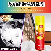 【WIDE VIEW】多功能泡沫汽車內飾清洗劑(VA1051)