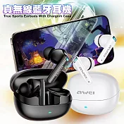 AWEI T88 TWS真無線藍牙耳機 IPX6防水 續航力佳 黑色