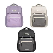 【IMPACT】怡寶 莫蘭迪色系列經典學院護脊書包-麥田米/柔霧紫/曜石黑 /個 IM00508BE 麥田米 (男童)