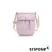 tripose DIAZ微皺尼龍輕量抓皺方型斜背包  毛毯紫
