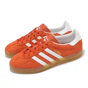 adidas 休閒鞋 Gazelle W 女鞋 紅 白 膠底 復古 麂皮 德訓鞋 愛迪達 HQ8718
