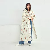 【RAINSTORY】前扣式連身雨衣M號(野營紳士)