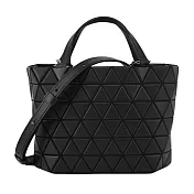 ISSEY MIYAKE 三宅一生 BAOBAO CRYSTAL MATTE啞光斜背手提兩用包-多色選 霧面黑