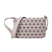 ISSEY MIYAKE 三宅一生 BAOBAO CRYSTAL MATTE 啞光單肩包 粉米色
