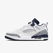 Nike Jordan Spizike Low [FQ1759-104] 男 運動休閒鞋 喬丹 爆裂紋 白 深藍