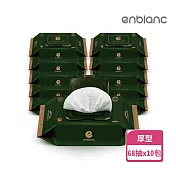 韓國 ENBLANC 銀離子抗菌｜極厚仙人掌｜有蓋大包純水濕紙巾｜68抽10包