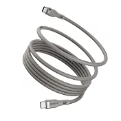 Magnetic Wire USB-C to USB-C 磁吸快充 / 傳輸編織線（60W） 灰色