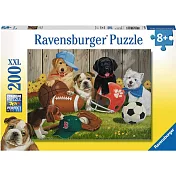 德國Ravensburger維寶拼圖 狗狗玩球 (200P)